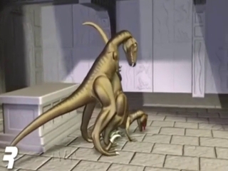 Gay dinosaurs fucking each other in animated vid