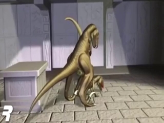 Gay dinosaurs fucking each other in animated vid