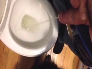 Dog has a piss fetish and loves licking his dick